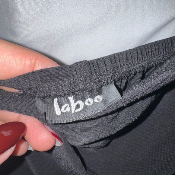 Taboo Black and Red Polka Dot Midi Dress - Picture 2 of 4